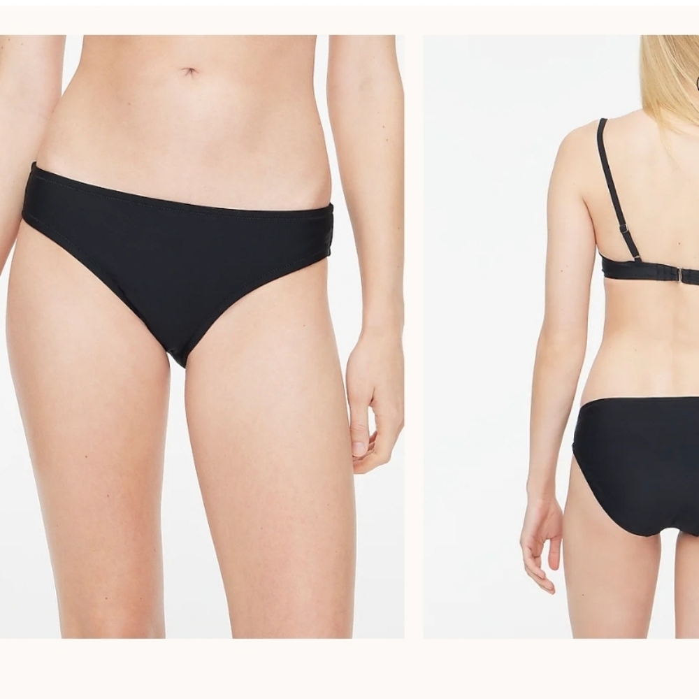J. Crew Factory Black Bikini Bottom